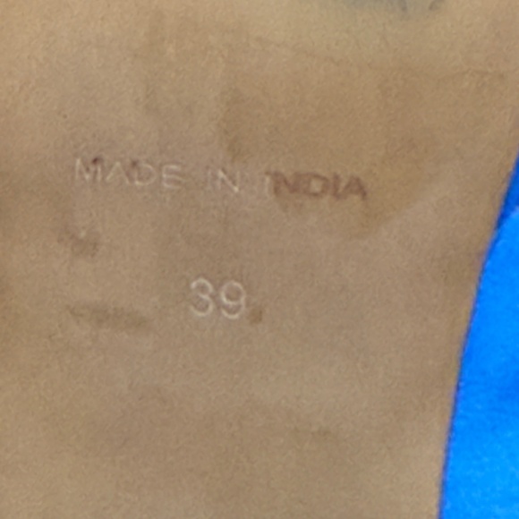 Free People Women's Suede Love is Everywhere Platform Block Heeled Sandals Blue - Picture 11 of 11